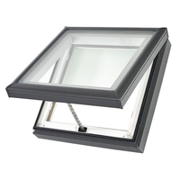 CBMMART Accessoires de toit en aluminium pour lucarne, fenêtre à auvent avec verre Low-E pour maison