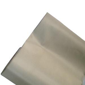 Plain polyester taffeta en koper nikkel metalen laag straling slip stof - Product Image 4