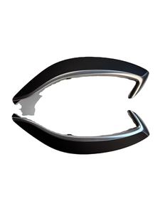 Accesorios para Automóviles 9345R4 9345R2 para Citroen <span class=keywords><strong>C5</strong></span>, Cubierta Decorativa para Manija de Puerta de Coche, Reposabrazos Interior de Puerta, Negro Mate, Lado Izquierdo y Derecho - Product Image 3