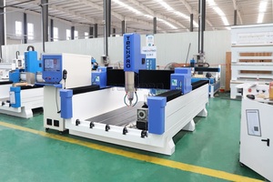 Machine de fabrication de pierres tombales 3D, machine de découpe de <span class=keywords><strong>granit</strong></span>, axe rotatif 1325, routeur CNC à pierre ATC 4 axes - Product Image 2