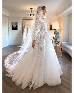 <span class=keywords><strong>2025</strong></span> элегантное кружевное платье с длинным рукавом - Product Image 6