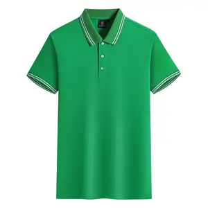 Custom Cotton Polo Shirts With Embroidery Logo Plus Size Men's Polo Shirts