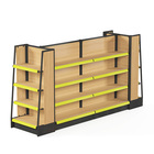 China wholesale high class display shelf design supermarket wooden ...