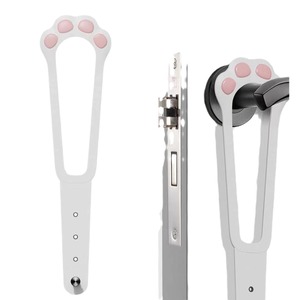 Butée de <span class=keywords><strong>porte</strong></span> arrondie allongée pour animaux de compagnie, pour l'entrée/sortie de la chambre, ventilation, espace pour <span class=keywords><strong>chat</strong></span> et chien - Product Image 5