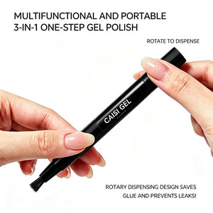 ปากกาเจลทาเล็บ Caisi One Step UV 100+ สี ติดทนนาน เงางามสูง ปราศจากสารพิษ เหมาะสำหรับร้านทำเล็บและ DIY - Product Image 3