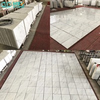 Dalles de marbre blanc Carrara de qualité supérieure HZX, dalles de pierre naturelle pour comptoirs, revêtements muraux, tables, éviers