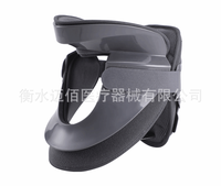 Attelle cervicale à traction de type divisé, réglable, pour correction et maintien, avec panneau composite en maille et plastique médical, modèle de soutien cervical