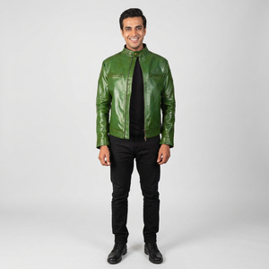 High Quality <b>Leather</b> <b>Jacket</b> for <b>men</b> OEM New Design Wholesale Trendy Arrival Fashion Custom Made <b>Leather</b> <b>Jacket</b> for <b>Men</b> - Product Image 1