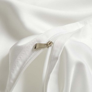 Hữu Cơ Dệt 100% Tre Không Dùng Một Lần Rắn Đơn Giản Chất Lượng 300TC Tất Cả Các Mùa Tùy Chỉnh Đám Cưới Bốn Mảnh Được Trang Bị Bộ Giường - Product Image 4