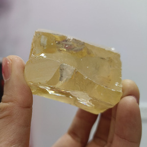 Circonia Cúbica en Bruto Sin Cortar de Color Amarillo Claro, Material de Piedra Preciosa de Circonia Cúbica Suelta para la Elaboración de Joyas - Product Image 2