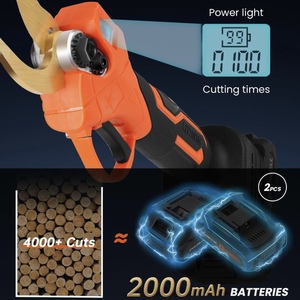 Tijeras de Podar Manuales para Jardín, Tijeras de Podar Eléctricas Inalámbricas Profesionales con Batería, Mango de Plástico de Grado Industrial para Bricolaje - Product Image 4