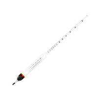 Hygromètre à alcool multifonctionnel portable en verre 0-100% avec thermomètre, équipement de brassage artisanal personnalisable OEM/ODM, utilisation en laboratoire