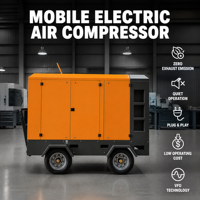 Compresseur d'air électrique portable : faible niveau sonore et zéro émission, 10 bars, 110V-380V, prêt à l'emploi