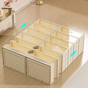 Складная стойка для хранения обуви Xinhang, пластиковый шкаф для хранения обуви, многофункциональный пыленепроницаемый пластиковый органайзер для обуви - Product Image 3