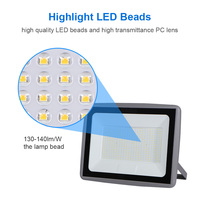 Projecteur LED extérieur KCD en aluminium, excellent rapport qualité-prix, OEM ODM, IP65, mince, 10W 20W 30W 50W 100W 150W 200W 300W