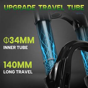 <span class=keywords><strong>Fourche</strong></span> à Suspension à Air BUCKLOS pour VTT Débattement <span class=keywords><strong>140mm</strong></span> <span class=keywords><strong>Fourche</strong></span> à Air pour VTT 9*100mm à Dégagement Rapide Pièces de Vélo Tube 34mm <span class=keywords><strong>Fourche</strong></span> de Bicyclette - Product Image 6