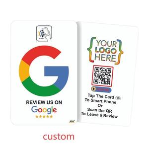 Porta Tarjetas NFC Personalizado con Chip 1K, Código QR Programable, PVC, Interfaz <span class=keywords><strong>de</strong></span> Comunicación RFID <span class=keywords><strong>de</strong></span> 13.56MHz para Uso en Hoteles, Tarjeta <span class=keywords><strong>de</strong></span> Regalo <span class=keywords><strong>de</strong></span> <span class=keywords><strong>Google</strong></span> <span class=keywords><strong>Play</strong></span> - Product Image 1