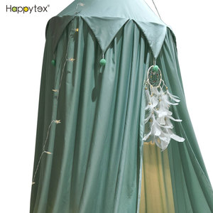 Rond grande chambre d'enfants dôme <span class=keywords><strong>moustiquaire</strong></span> pare-soleil respirant doux mode lit rideau à baldaquin pour la maison intérieur chambre - Product Image 3