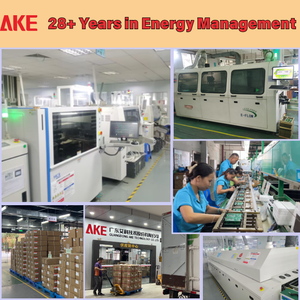 AKE DDSU2038/A 단상 스마트 선불 전력 계량기 RS485 Modbus-RTU/DL/T645-2007 원격 온/오프 클래스 0.5 정확도 80A - Product Image 5