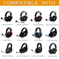 Bantalan Telinga Pengganti Pendingin, Bantalan Nyaman dan Bernapas untuk Kingston HyperX Cloud Alpha dan Cloud Alpha S 1 Pasang