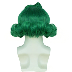 Peluca de Oompa Loompa para Disfraz de Halloween de Fujia, Cabello Verde Rizado de Willy <span class=keywords><strong>Wonka</strong></span>, la Fábrica de Chocolate - Product Image 5