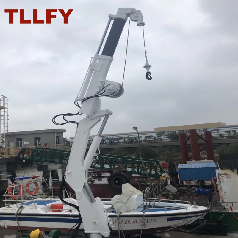 20ton Deep Sea Operation Small Hydraulic Floating Marine Crane Price for Sale