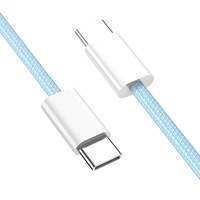 FARSINCE USB 2.0 Pd Câble de charge rapide tressé 3a 60w Type c à Type C Câble de charge rapide