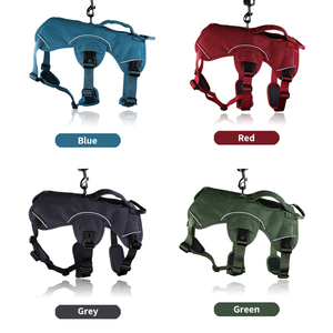 OKKPETS Arnés reflectante acolchado ajustable sin tirones con asa para caminar entrenamiento para perros grandes y uso portátil - Product Image 2