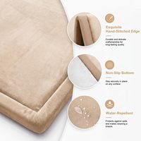 Großhandel & OEM Extra Dicker Korallenvelours Rutschfester Teppich Weiche Baby-Spielmatte Kinder-Krabbelmatte Wohnzimmer-Bodenteppich