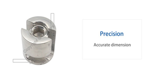 302-1000 SS 316 <span class=keywords><strong>3mm</strong></span> 4mm 5mm 6mm treillis métallique en acier inoxydable pince de câble croisé réglable - Product Image 4