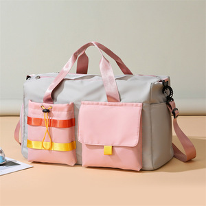 Borsa da Viaggio Leggera in Nylon Resistente all'Acqua, Borsa Sportiva Pieghevole per <span class=keywords><strong>Palestra</strong></span>, Bagaglio a Mano per Weekend, Personalizzabile OEM - Product Image 2