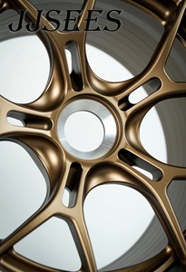 JJSEES Jantes en alliage forgé sur mesure 17-26 pouces Bronze Multi-branches Concaves Profondes pour BMW M3 Audi Mercedes <span class=keywords><strong>Dodge</strong></span> <span class=keywords><strong>Challenger</strong></span> - Product Image 2