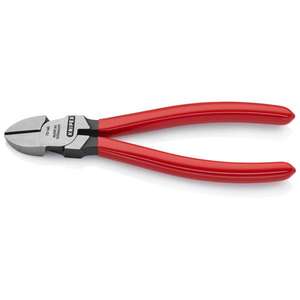 KNIPEX - 70 01 160 Tête de coupe diagonale polie, poignées gainées en plastique-Pinces et fraises EAN 4003773013426 - Product Image 1
