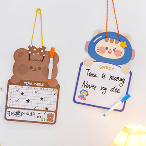 Tableau de <span class=keywords><strong>dessin</strong></span> effaçable double face pour enfants, petit tableau blanc pour peinture et graffiti, tableau d'écriture pour l'éducation précoce - Product Image 2