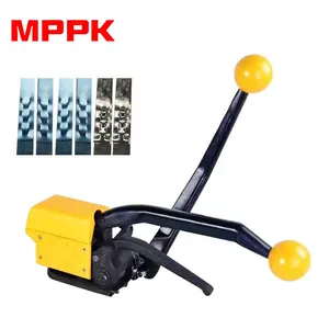 Manual tool A333 buckle free Sealless Handheld steel strapping machine for 13 16 19 mm strap