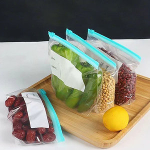 Sacs de congélation réutilisables, sacs de conservation alimentaire étanches, contenants de stockage alimentaire pour sandwichs, collations, voyages, pique-niques, travail, usage domestique - Product Image 6