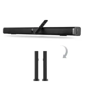 50W 100Cm Hifi Afneembare Draadloze Soundbar Speaker 3D Surround Stereo Subwoofer Voor Tv Home Theatre-systeem Geluid Bar