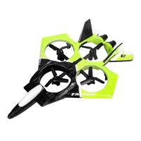 HUADA Avion RC en mousse EPP à 360 degrés, avion de cascade, jouet d'avion télécommandé, drone quadricoptère