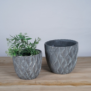 Eco-Friendly <strong>Cement</strong> Classic Vintage Hand Made American Style Indoor Nursery <strong>Plant</strong> Pots Wholesale - Product Image 5