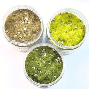Handmade <b>Miniature</b> Grass Stone Flock Powder - Perfect for DIY Dioramas & Micro Landscapes - Product Image 1