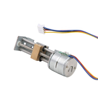 Module linéaire miniature Samsr, rail de guidage métallique, actionneur à vis NEMA 8, déplacement de 20 mm, aimant permanent, moteur pas à pas DC