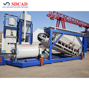 <span class=keywords><strong>Mini</strong></span> 100m3/H Elektrische Mobiele Betonbatchinstallatie Met Plc Motor En Versnellingsbak Draagbare Cementmengfabriek Voor De Bouw - Product Image 3