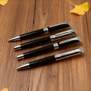 Business Signature Metal <b>Pen</b> Black High Grade Metal Ballpoint <b>Pen</b> with logo Luxury Rollerball <b>Pen</b> Suitable for Corporate Gifts - Product Image 1