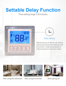 Quạt Ống Dẫn Làm Theo Yêu Cầu 4 Inch 220 ~ 240V Giá Rẻ Từ Nhà Máy Quạt Thông Gió Tăng Áp Với Bảng Điều Khiển Quạt Thông Gió - Product Image 4