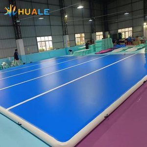 Tapis de Gymnastique <span class=keywords><strong>Gonflable</strong></span> Air Track 3m 10m 15m Personnalisé en Gros pour <span class=keywords><strong>Gym</strong></span> avec Pompe - Product Image 1