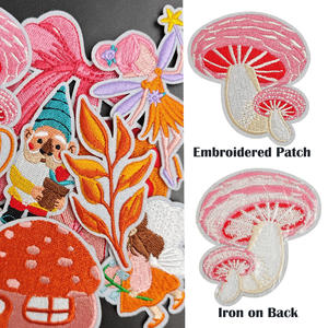 8 Pezzi Toppe Ricamate Eco-Friendly da Cucire o Applicare con Ferro da Stiro, Elfo del Giardino, Fata, Multicolore, per Vestiti - Product Image 5