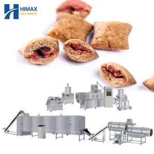 Jinan HIMAX núcleo relleno nuevo tipo mascota perros y gatos línea de producción de alimentos máquina extrusora