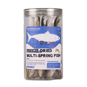 وجبات خفيفة للحيوانات الأليفة من سمك السبرنج المتعدد بالجملة، وجبات خفيفة مغذية ولذيذة للحيوانات الأليفة، سمك السبرنج المتعدد المجفف بالتجميد من المصنع - Product Image 5