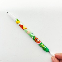 Lápices Negros Surwin Lindos y Atractivos, Reemplazables, Multipunto, Sin Necesidad de Sacapuntas, con Borrador, Cuerpo de Plástico, Juego de 4 Piezas, 14.5cm, para Niños Escolares