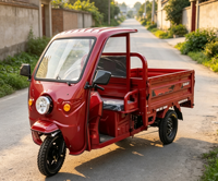 Meilleur Prix Tricycle Électrique à Trois Roues, Caisse de Transport Ouverte, Double Amortisseur à Ressort, 60V 351-500W, pour Logistique Rurale et Petite Expédition
